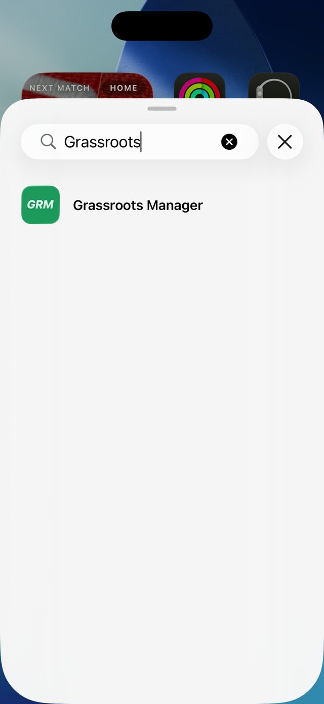 Search for Grassroots Manager